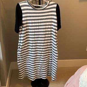 Striped short sleeve dress ROOLEE